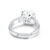 Anillo Aura de Plata y Moissanita, vista alternativa 3